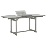 vidaXL Masă de grădină, (120-170)x80x75 cm, lemn masiv de acacia vidaXL Masă de grădină, (120-170)x80x75 cm, lemn masiv de acacia
