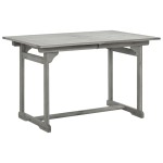 vidaXL Masă de grădină, (120-170)x80x75 cm, lemn masiv de acacia vidaXL Masă de grădină, (120-170)x80x75 cm, lemn masiv de acacia