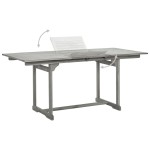 vidaXL Masă de grădină, (120-170)x80x75 cm, lemn masiv de acacia vidaXL Masă de grădină, (120-170)x80x75 cm, lemn masiv de acacia