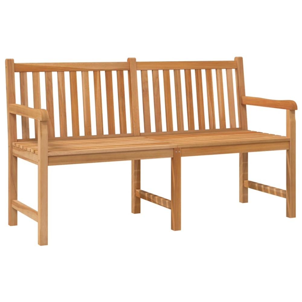 vidaXL Bancă de grădină, 150 cm, lemn masiv de tec