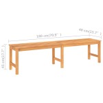 vidaXL Bancă de grădină, 180 cm, lemn masiv de tec vidaXL Bancă de grădină, 180 cm, lemn masiv de tec
