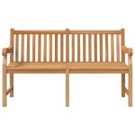vidaXL Bancă de grădină, 150 cm, lemn masiv de tec