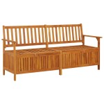 vidaXL Bancă de depozitare , 170 cm, lemn masiv de acacia