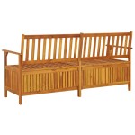 vidaXL Bancă de depozitare , 170 cm, lemn masiv de acacia