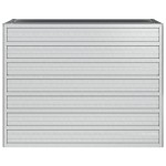 vidaXL Strat înălțat de grădină argintiu 100x40x77 cm oțel galvanizat vidaXL Strat înălțat de grădină argintiu 100x40x77 cm oțel galvanizat
