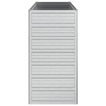 vidaXL Strat înălțat de grădină argintiu 100x40x77 cm oțel galvanizat vidaXL Strat înălțat de grădină argintiu 100x40x77 cm oțel galvanizat
