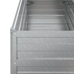 vidaXL Strat înălțat de grădină argintiu 100x40x77 cm oțel galvanizat vidaXL Strat înălțat de grădină argintiu 100x40x77 cm oțel galvanizat