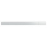 vidaXL Strat înălțat de grădină argintiu 600x80x45 cm oțel galvanizat