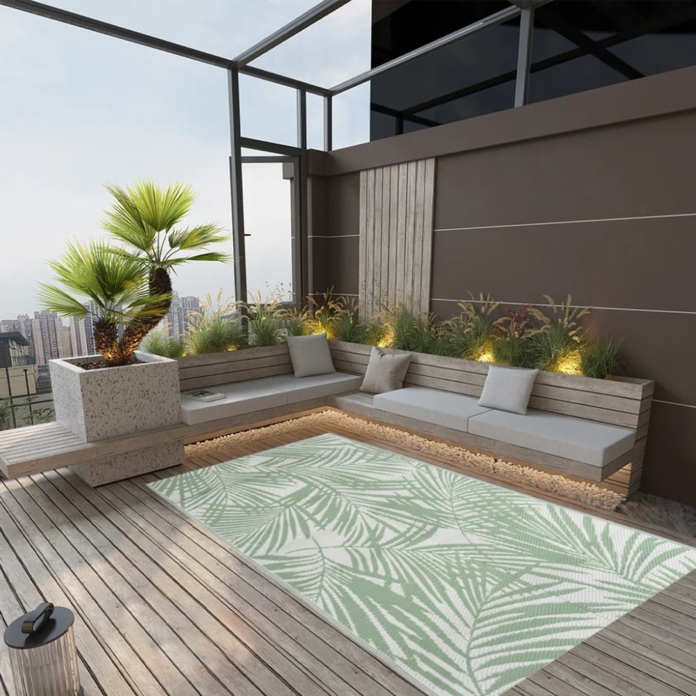 vidaXL Covor de exterior, ARAKIL verde, 160x230 cm, PP