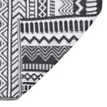 vidaXL Covor de exterior, ARAKIL negru, 80x150 cm, PP vidaXL Covor de exterior, ARAKIL negru, 80x150 cm, PP