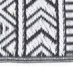 vidaXL Covor de exterior, ARAKIL negru, 160x230 cm, PP vidaXL Covor de exterior, ARAKIL negru, 160x230 cm, PP
