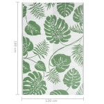 vidaXL Covor de exterior, ARAKIL verde, 120x180 cm, PP vidaXL Covor de exterior, ARAKIL verde, 120x180 cm, PP