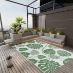 vidaXL Covor de exterior, ARAKIL verde, 190x290 cm, PP vidaXL Covor de exterior, ARAKIL verde, 190x290 cm, PP