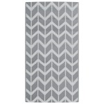 vidaXL Covor de exterior, ARAKIL gri, 80x150 cm, PP vidaXL Covor de exterior, ARAKIL gri, 80x150 cm, PP