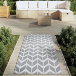 vidaXL Covor de exterior, ARAKIL gri, 80x150 cm, PP vidaXL Covor de exterior, ARAKIL gri, 80x150 cm, PP