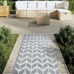 vidaXL Covor de exterior, ARAKIL gri, 80x250 cm, PP vidaXL Covor de exterior, ARAKIL gri, 80x250 cm, PP