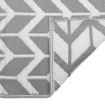 vidaXL Covor de exterior, ARAKIL gri, 80x250 cm, PP vidaXL Covor de exterior, ARAKIL gri, 80x250 cm, PP