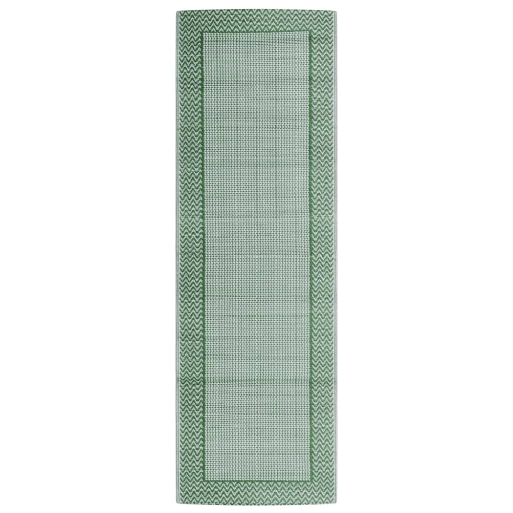 vidaXL Covor de exterior, ARAKIL verde, 80x250 cm, PP
