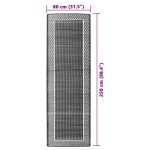 vidaXL Covor de exterior, ARAKIL verde, 80x250 cm, PP vidaXL Covor de exterior, ARAKIL verde, 80x250 cm, PP