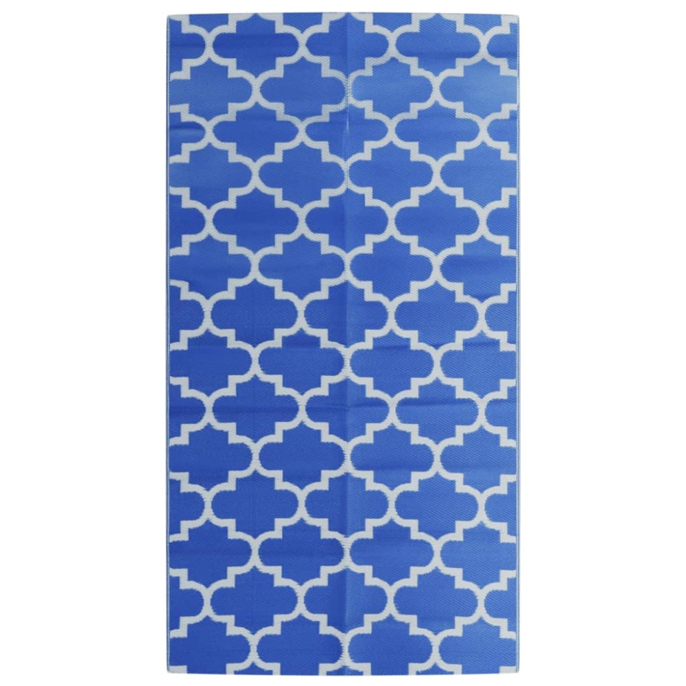 vidaXL Covor de exterior, ARAKIL albastru, 80x150 cm, PP