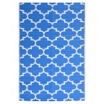 vidaXL Covor de exterior, ARAKIL albastru, 120x180 cm, PP vidaXL Covor de exterior, ARAKIL albastru, 120x180 cm, PP