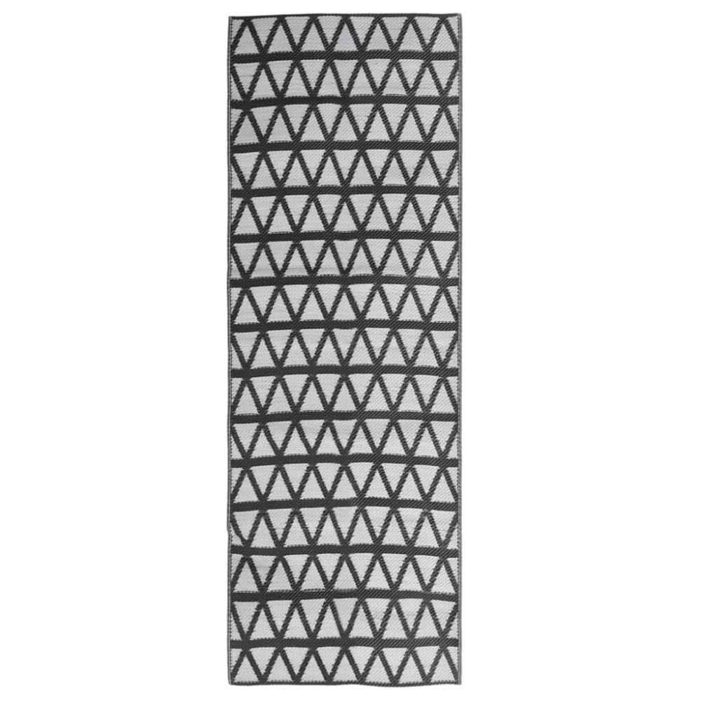vidaXL Covor de exterior, ARAKIL negru, 80x250 cm