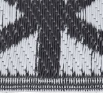 vidaXL Covor de exterior, ARAKIL negru, 80x250 cm vidaXL Covor de exterior, ARAKIL negru, 80x250 cm