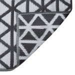 vidaXL Covor de exterior, ARAKIL negru, 140x200 cm, PP vidaXL Covor de exterior, ARAKIL negru, 140x200 cm, PP