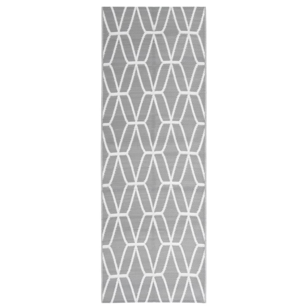 vidaXL Covor de exterior, ARAKIL gri, 80x250 cm,PP