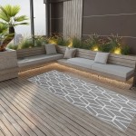 vidaXL Covor de exterior, ARAKIL gri, 80x250 cm,PP vidaXL Covor de exterior, ARAKIL gri, 80x250 cm,PP