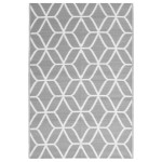 vidaXL Covor d exterior, ARAKIL gri, 140 x 200 cm, PP vidaXL Covor d exterior, ARAKIL gri, 140 x 200 cm, PP
