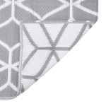 vidaXL Covor d exterior, ARAKIL gri, 140 x 200 cm, PP vidaXL Covor d exterior, ARAKIL gri, 140 x 200 cm, PP