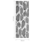 vidaXL Covor de exterior, ARAKIL negru, 80x250 cm