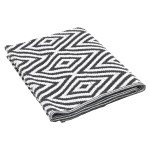 vidaXL Covor de exterior, ARAKIL negru, 140x200 cm, PP vidaXL Covor de exterior, ARAKIL negru, 140x200 cm, PP