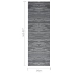 vidaXL Covor de exterior, ARAKIL antracit, 80x250 cm, PP vidaXL Covor de exterior, ARAKIL antracit, 80x250 cm, PP