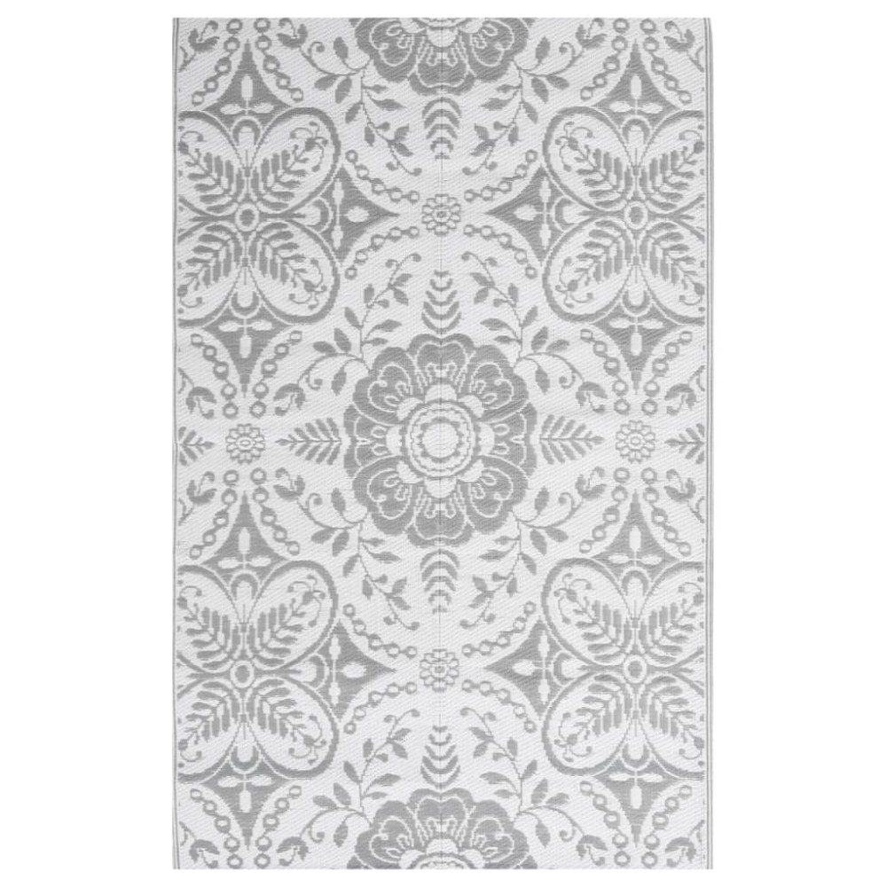 vidaXL Covor de exterior, ARAKIL gri deschis, 140x200 cm, PP