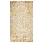 vidaXL Covor de exterior, galben, 115x170 cm, țesătură plată vidaXL Covor de exterior, galben, 115x170 cm, țesătură plată