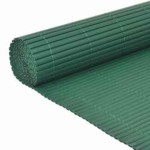 vidaXL Gard pentru grădină cu 2 fețe, verde, 110x300 cm
