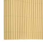 vidaXL Gard pentru grădină cu 2 fețe, galben, 110x400 cm