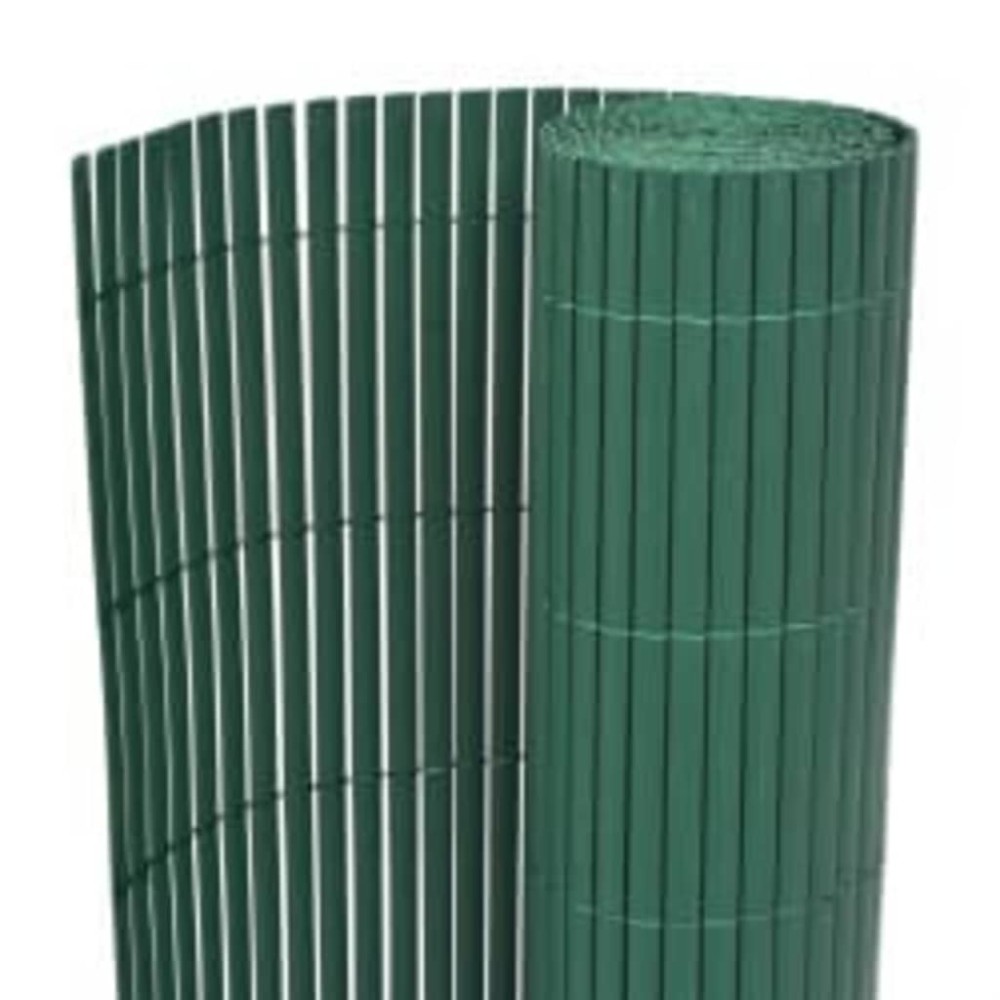 vidaXL Gard pentru grădină cu 2 fețe, verde, 110x500 cm