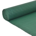vidaXL Gard pentru grădină cu 2 fețe, verde, 110x500 cm