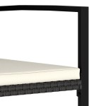vidaXL Scaune de masă pentru grădină, 4 buc., negru, poliratan vidaXL Scaune de masă pentru grădină, 4 buc., negru, poliratan