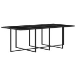 vidaXL Set mobilier de grădină cu perne, 9 piese, gri, poliratan vidaXL Set mobilier de grădină cu perne, 9 piese, gri, poliratan