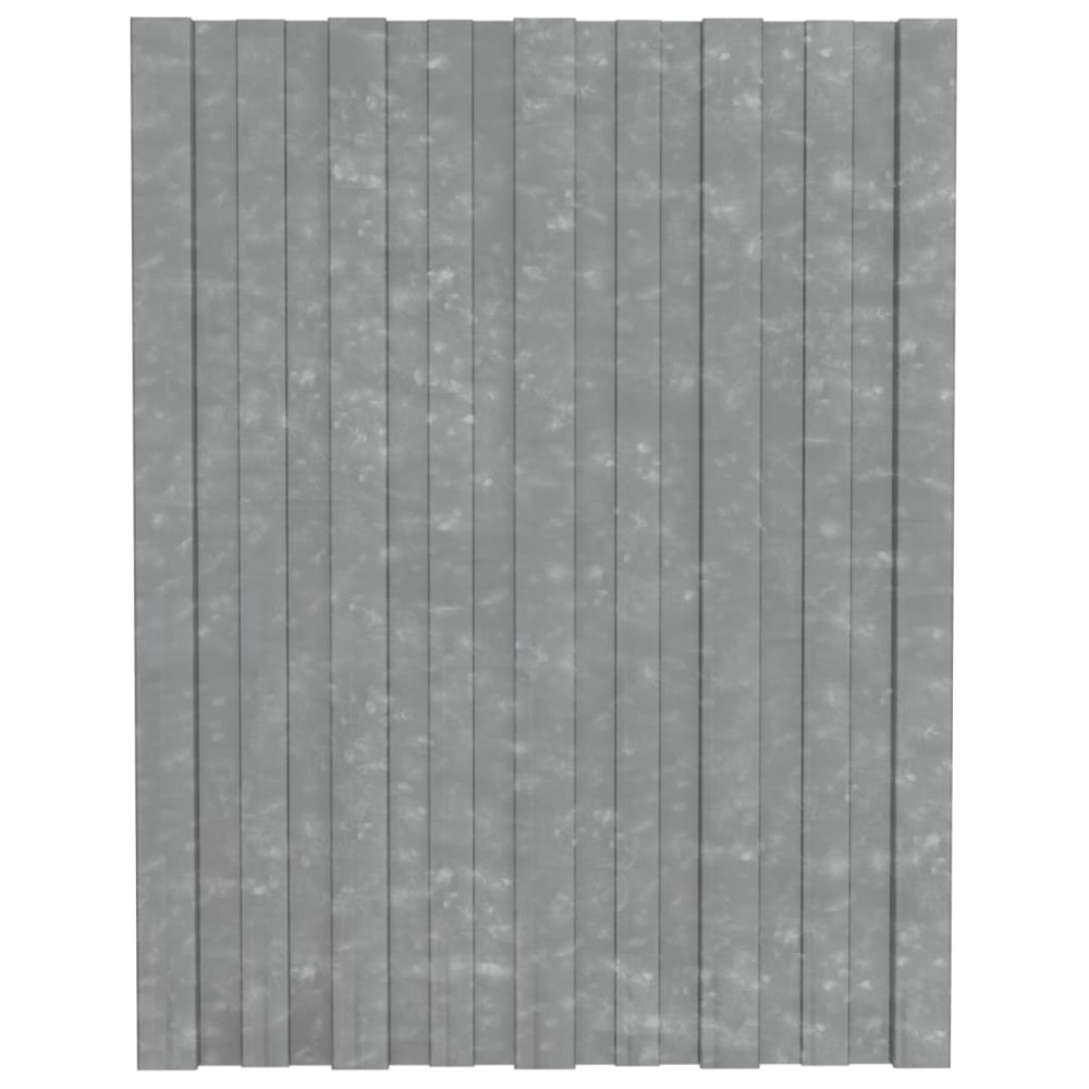 vidaXL Panouri acoperiș, 36 buc., argintiu, 60x45 cm, oțel galvanizat
