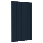 vidaXL Panouri pentru acoperiș 12 buc antracit 80x45cm oțel galvanizat vidaXL Panouri pentru acoperiș 12 buc antracit 80x45cm oțel galvanizat