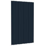 vidaXL Panouri pentru acoperiș 12 buc antracit 80x45cm oțel galvanizat vidaXL Panouri pentru acoperiș 12 buc antracit 80x45cm oțel galvanizat