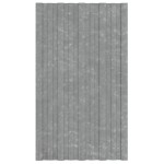 vidaXL Panouri pentru acoperiș 12 buc argintiu 80x45cm oțel galvanizat vidaXL Panouri pentru acoperiș 12 buc argintiu 80x45cm oțel galvanizat