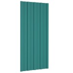 vidaXL Panouri pentru acoperiș 12 buc. verde 100x45 cm oțel galvanizat vidaXL Panouri pentru acoperiș 12 buc. verde 100x45 cm oțel galvanizat