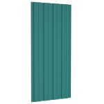vidaXL Panouri pentru acoperiș 12 buc. verde 100x45 cm oțel galvanizat vidaXL Panouri pentru acoperiș 12 buc. verde 100x45 cm oțel galvanizat