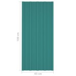 vidaXL Panouri pentru acoperiș 12 buc. verde 100x45 cm oțel galvanizat vidaXL Panouri pentru acoperiș 12 buc. verde 100x45 cm oțel galvanizat